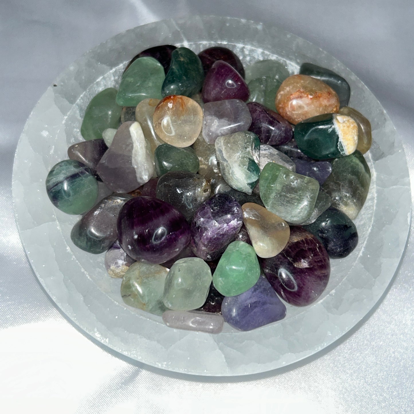 Fluorite Tumbles