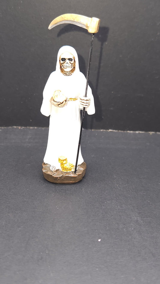 Santa Muerte - White - 4"