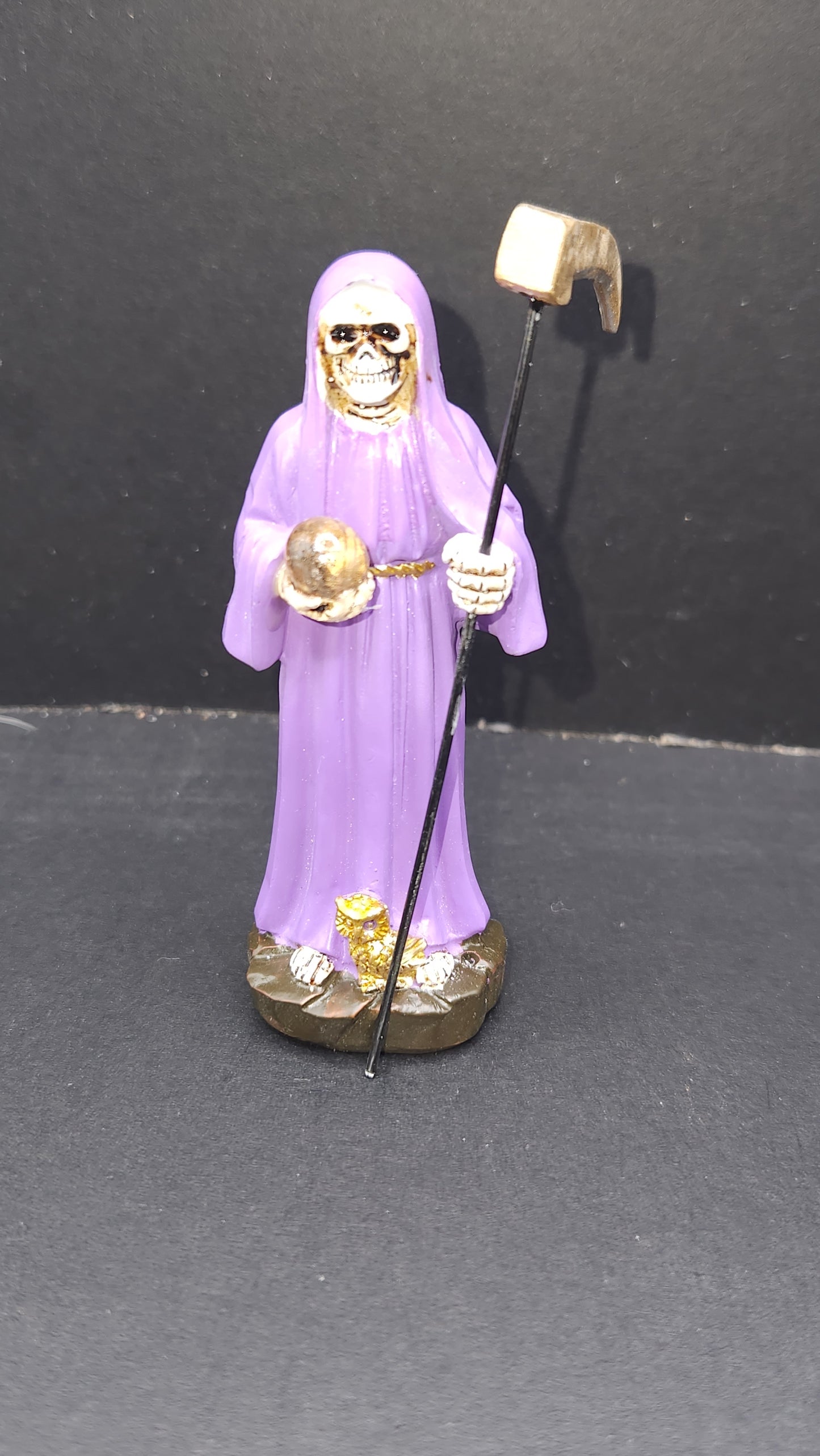Santa Muerte - Purple - 4"