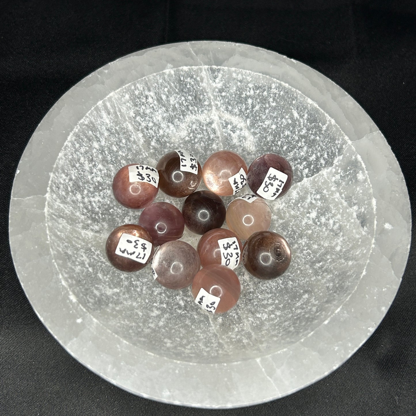 Gemmy Lepidolite 17mm Spheres