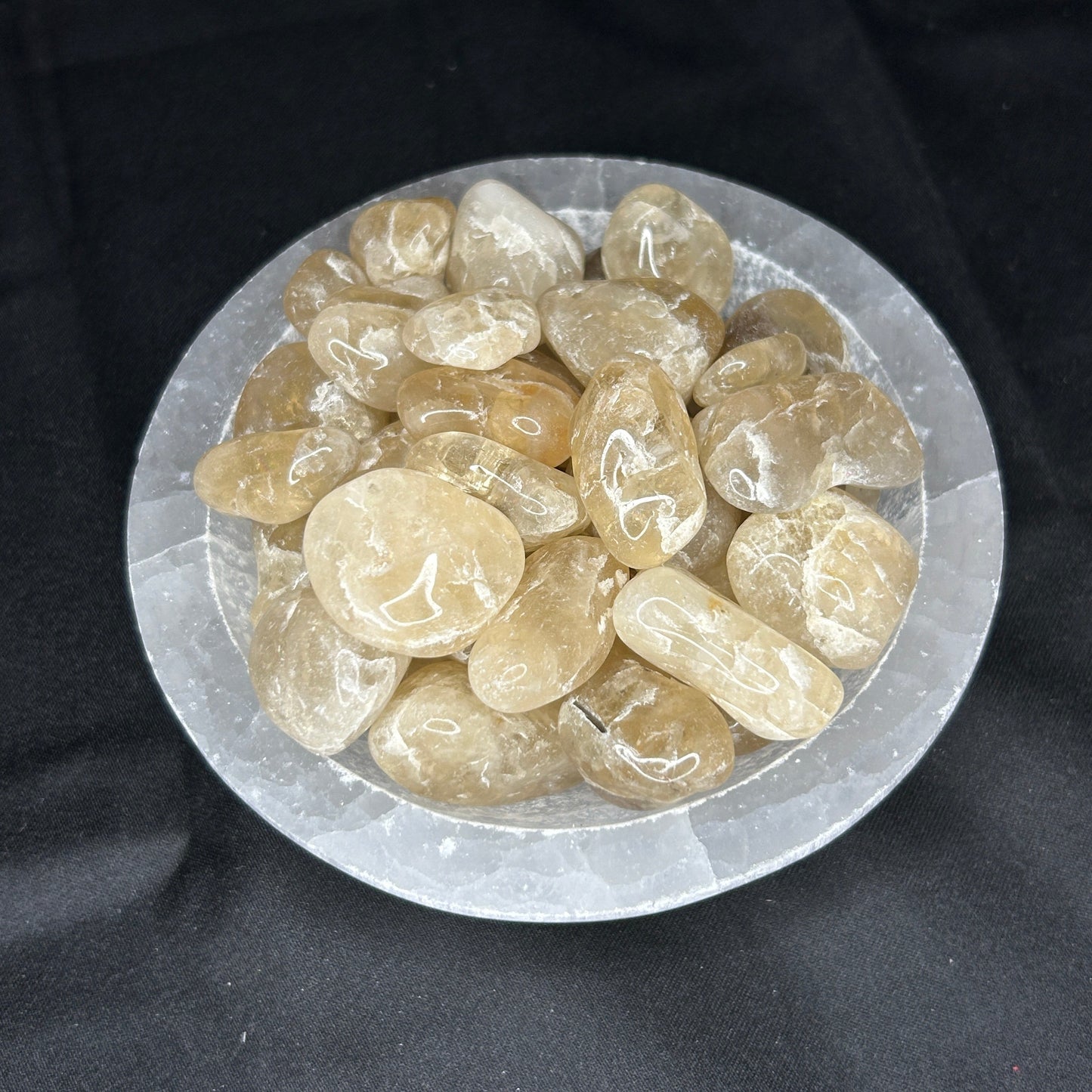 Yellow Topaz Raw Tumble