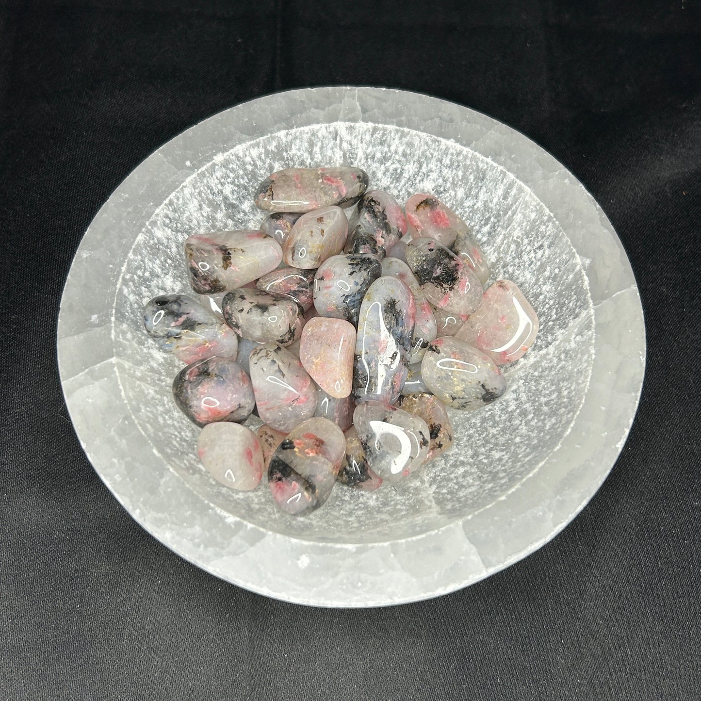 Rhodonite w/ Quartz Mini Tumbles