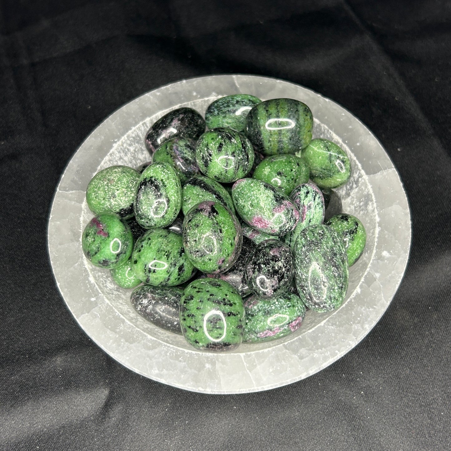 Ruby Zoisite Oval Tumbles