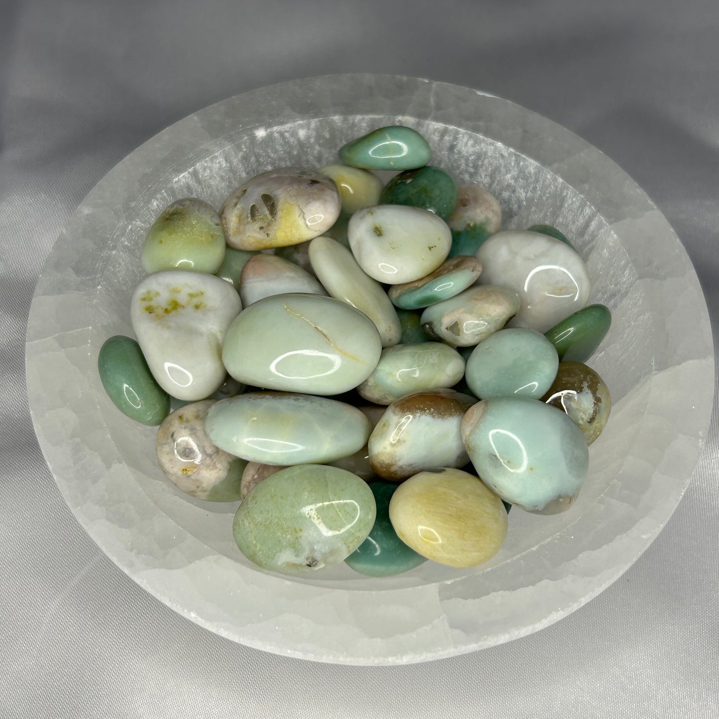 Green Flower Agate