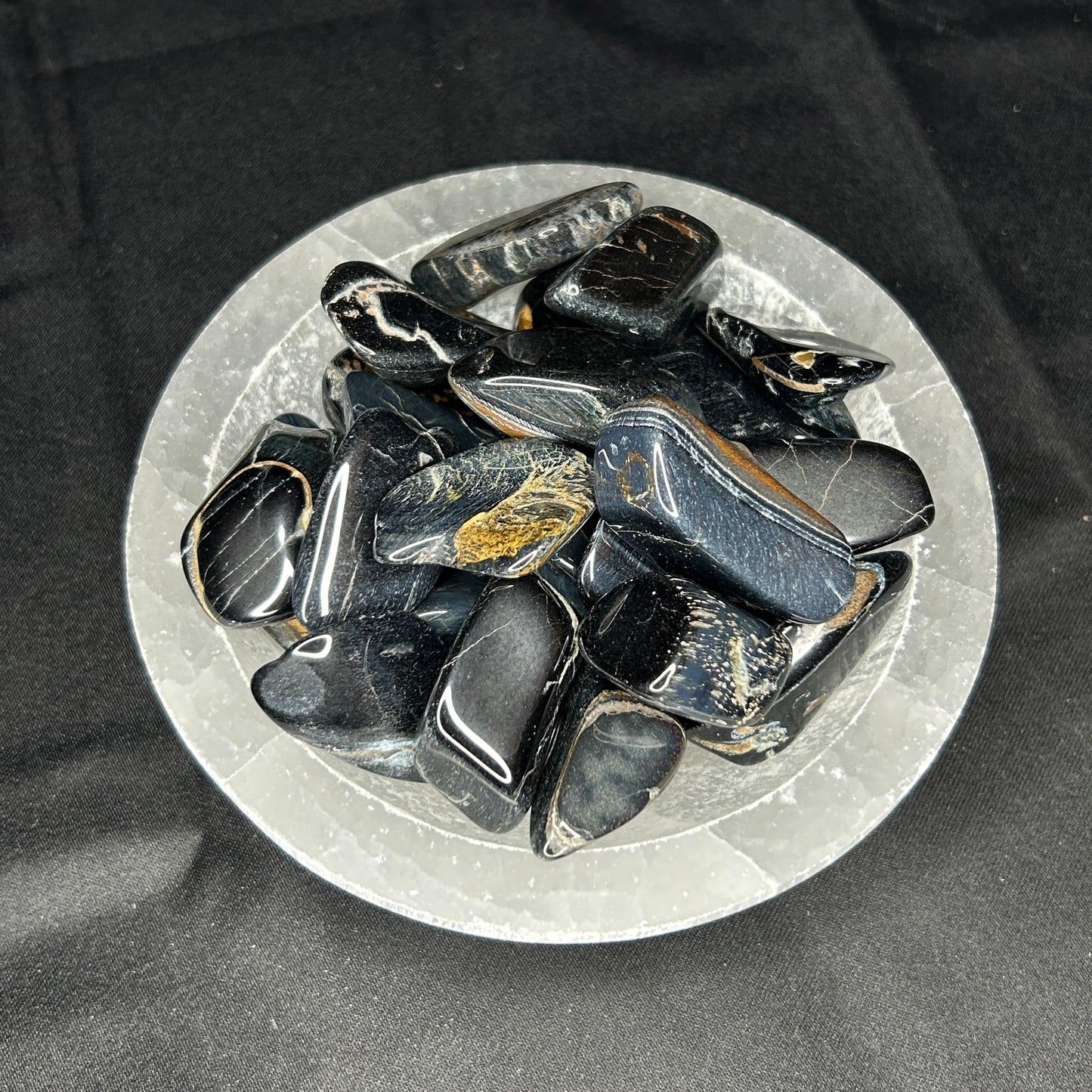 Blue Tiger Eye Mini Tumbles