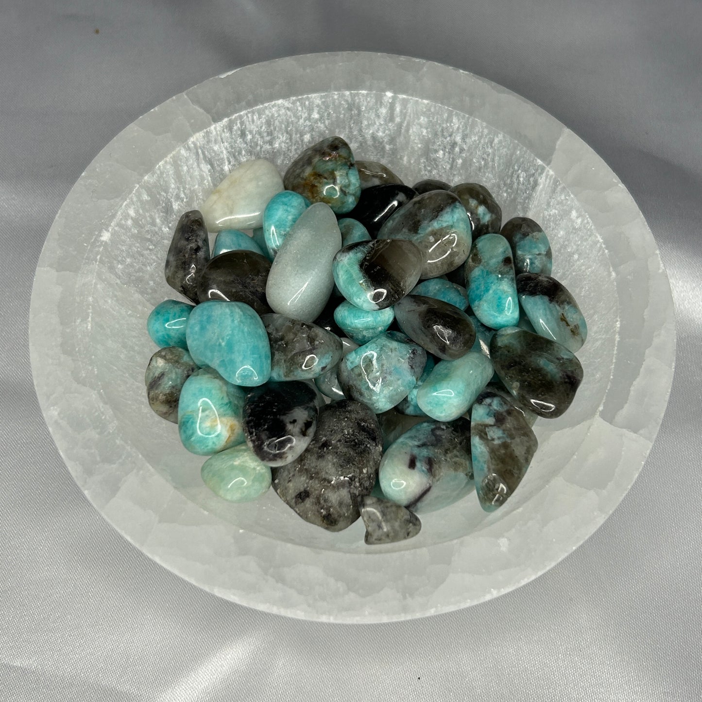 Amazonite Smokey Tumbles