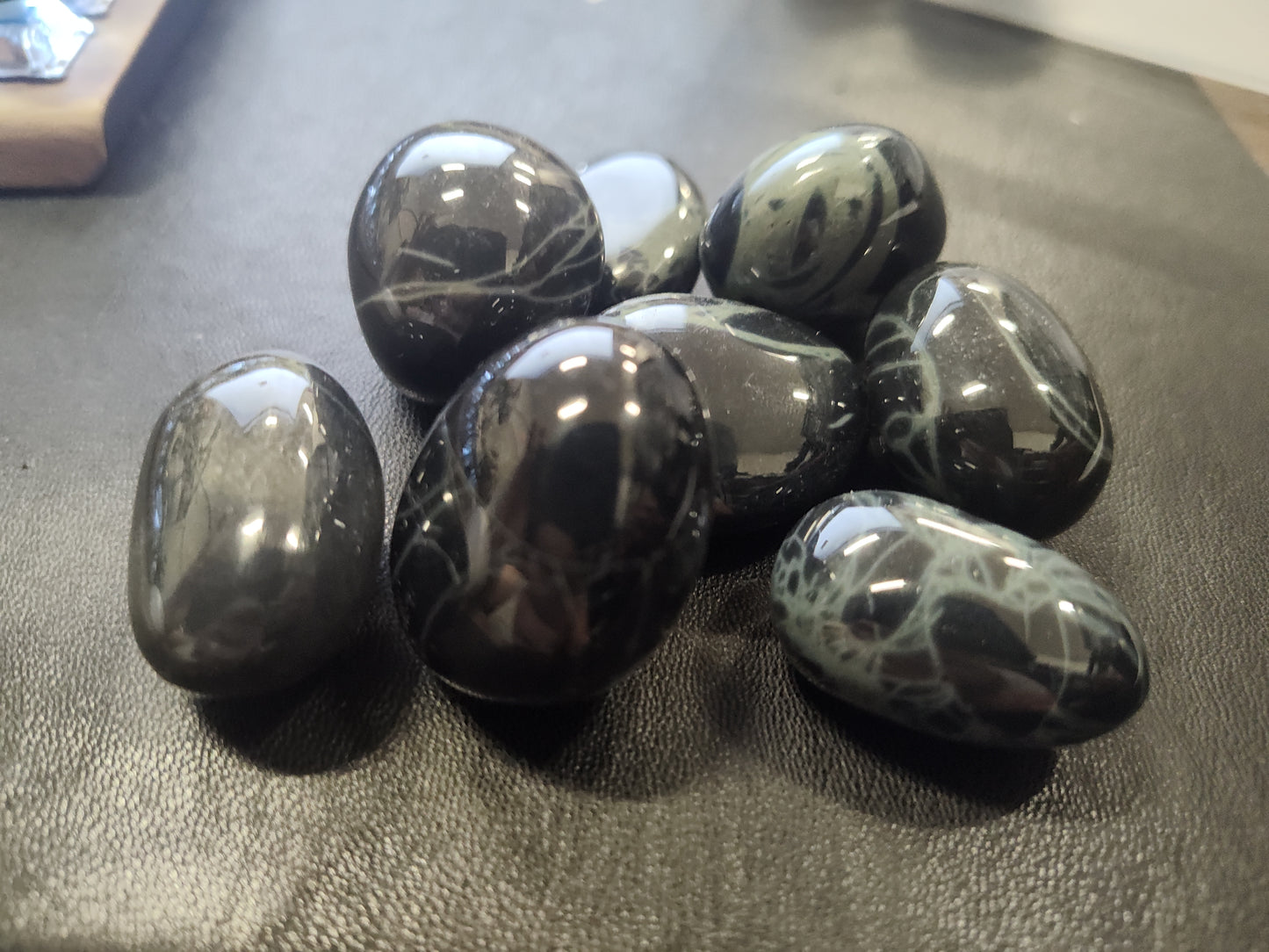 Spiderweb Jasper Tumbles