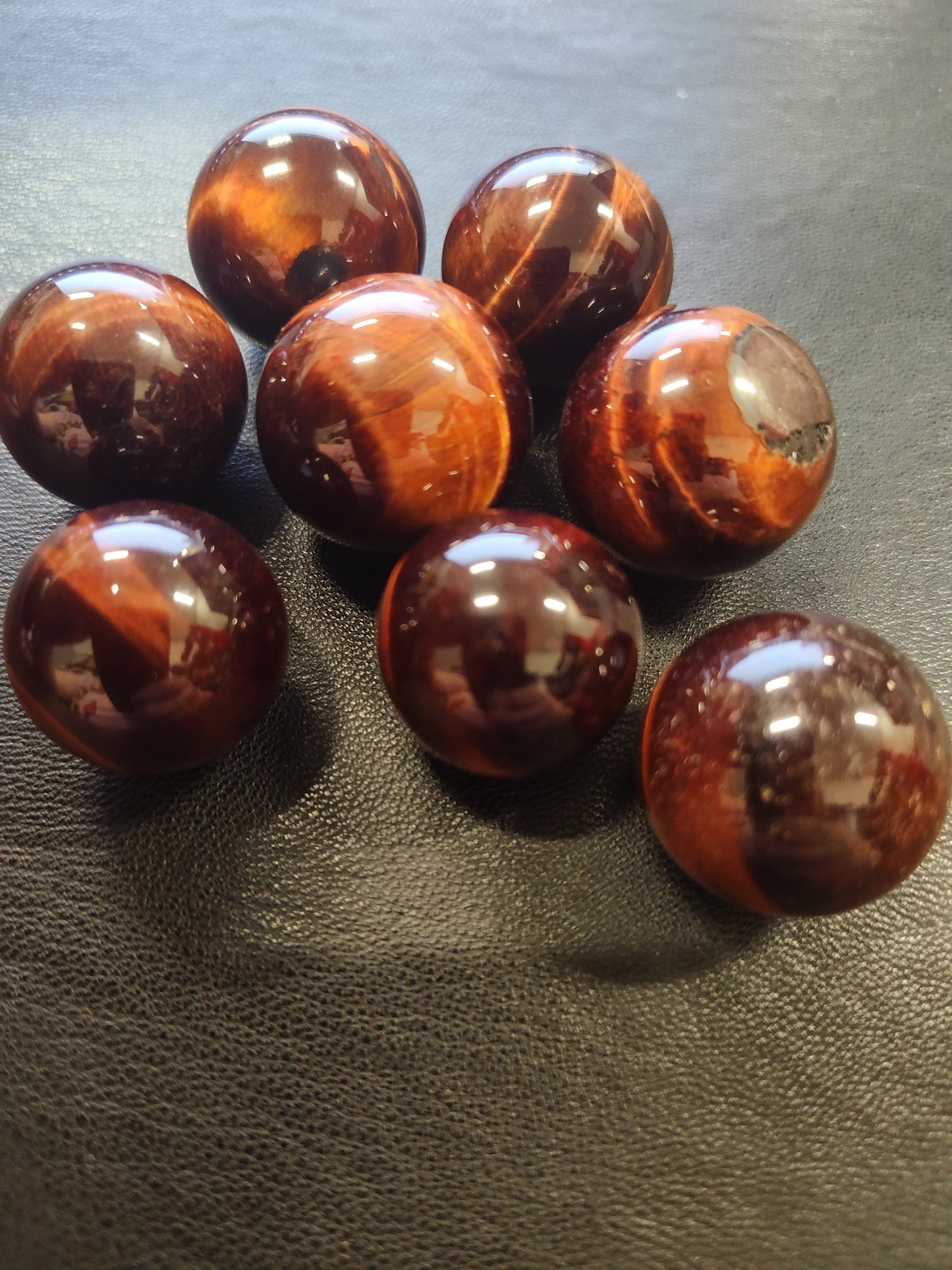 Red Tigers Eye (Small Spheres)