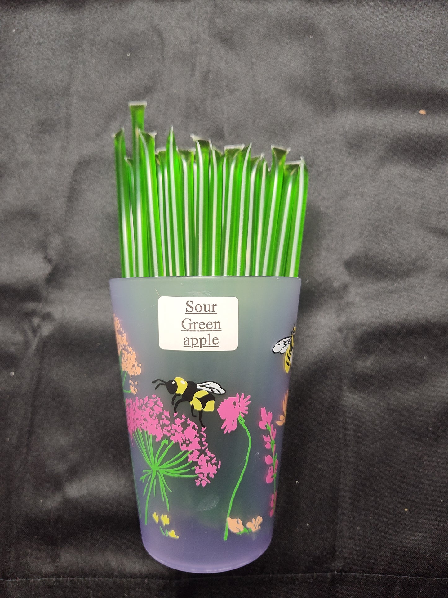 Sour Green Apple Flavored Honey Sticks