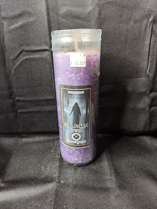 Go Away Evil (Sal Para Fuera) Candle