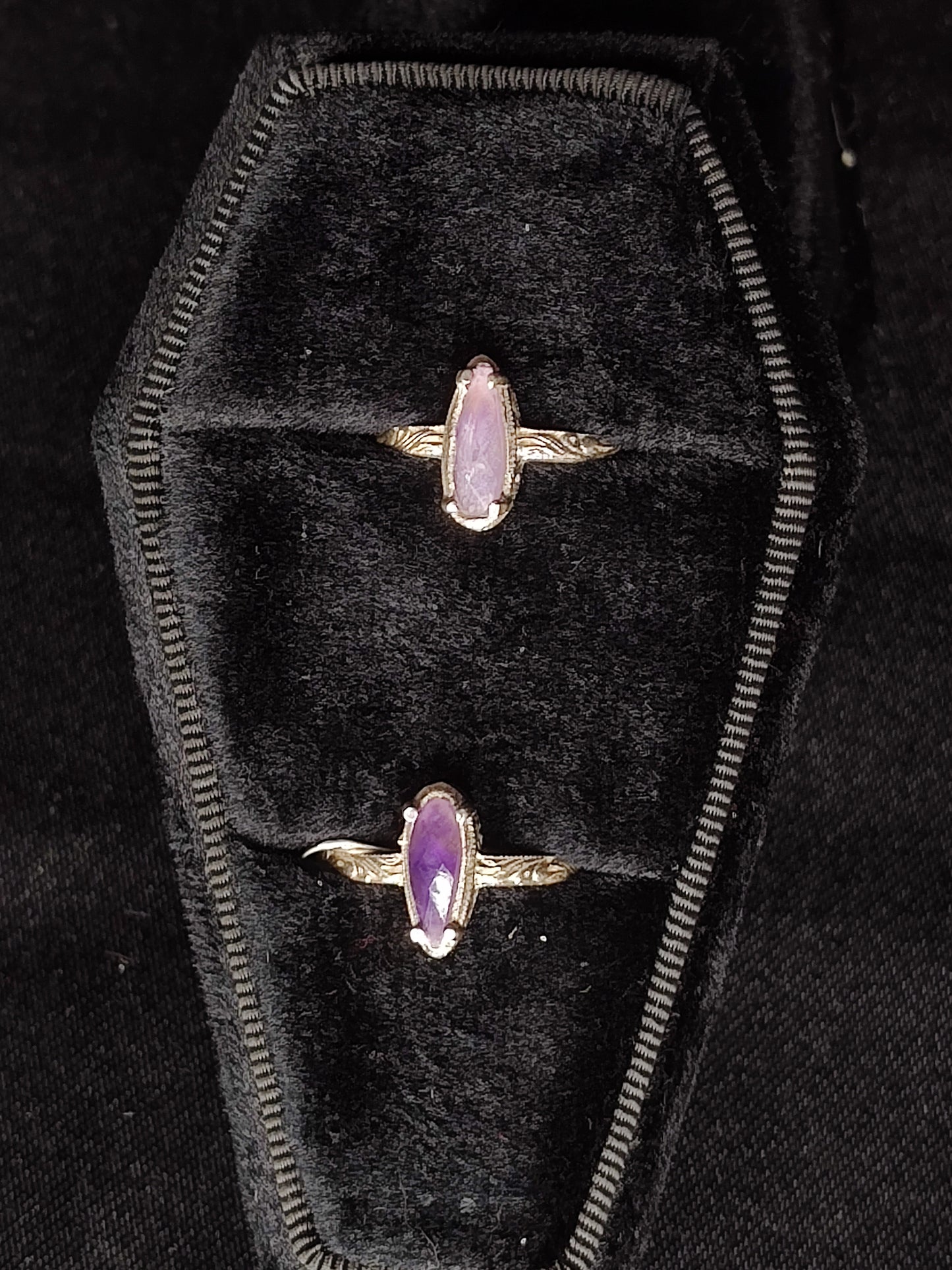 Amethyst Sterling Silver Tear Drop