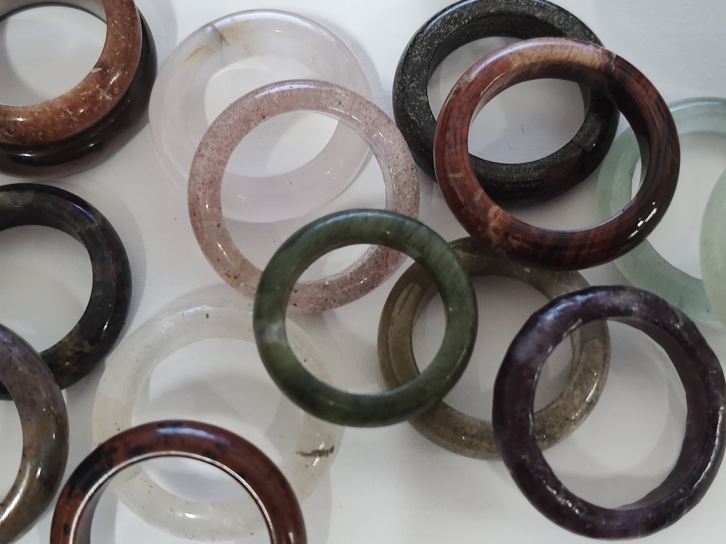 Crystal Sphere Holder Rings