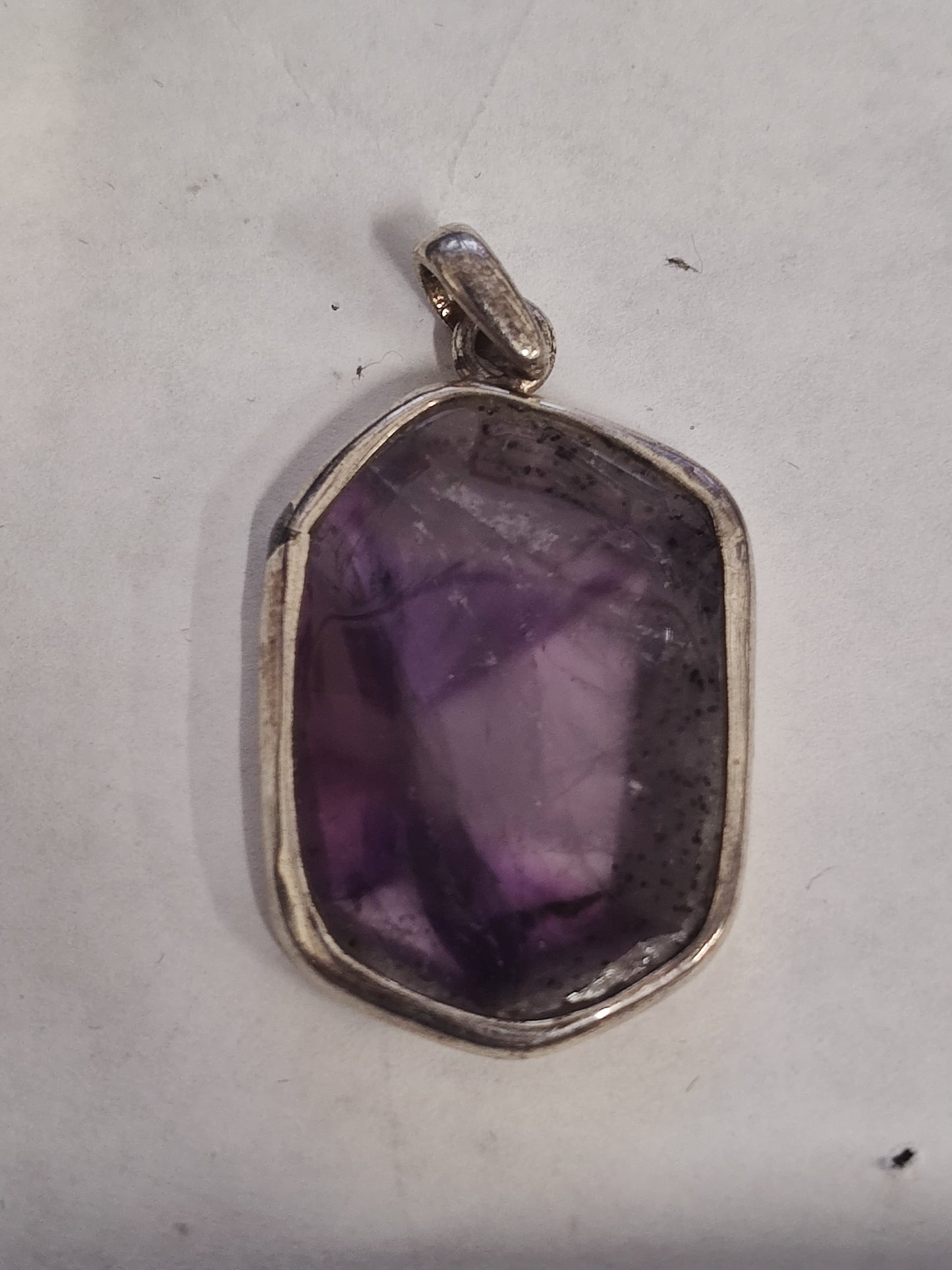 Star Amethyst in Sterling Silver Pendant