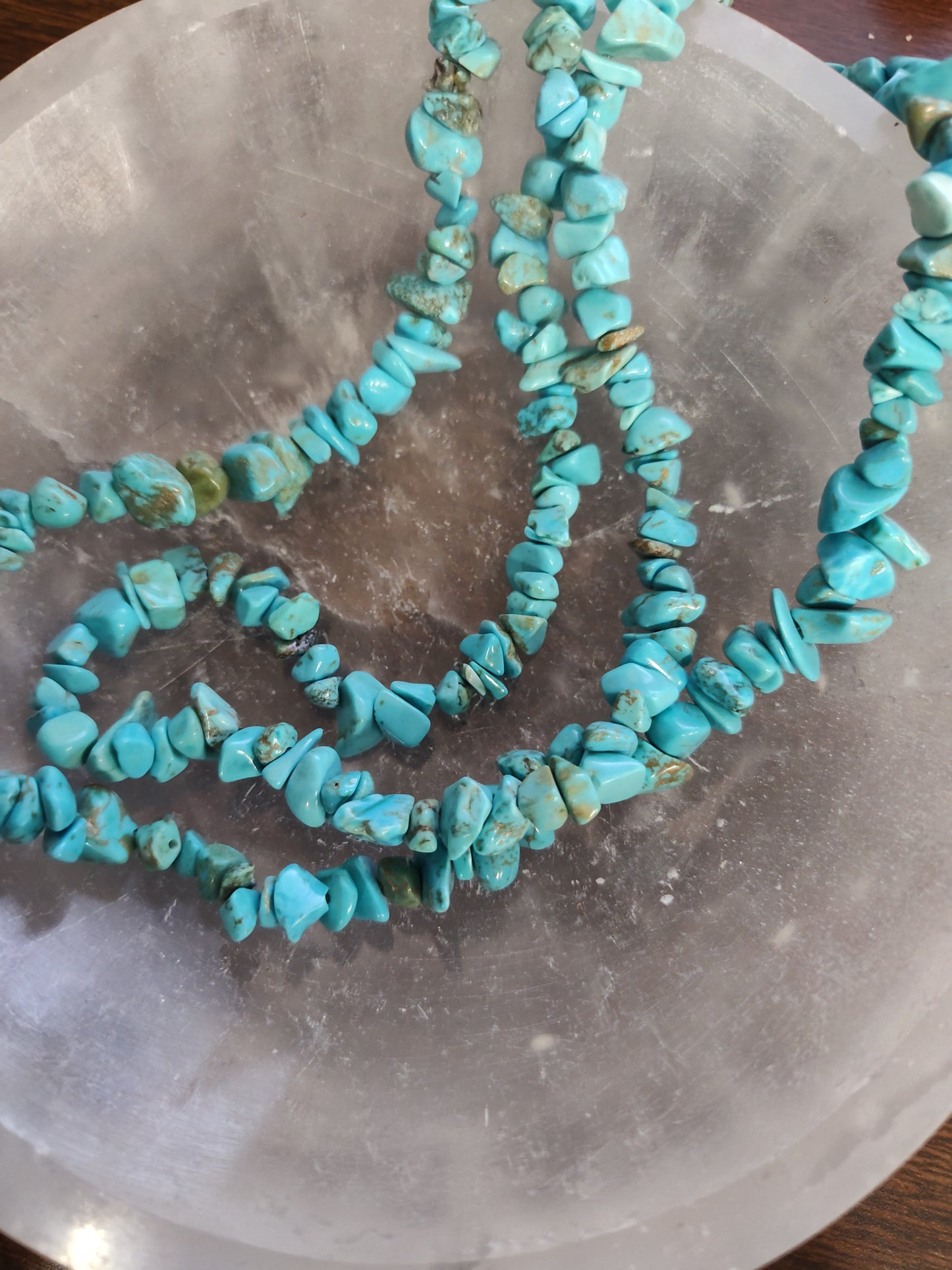 Turquoise Chip Necklace