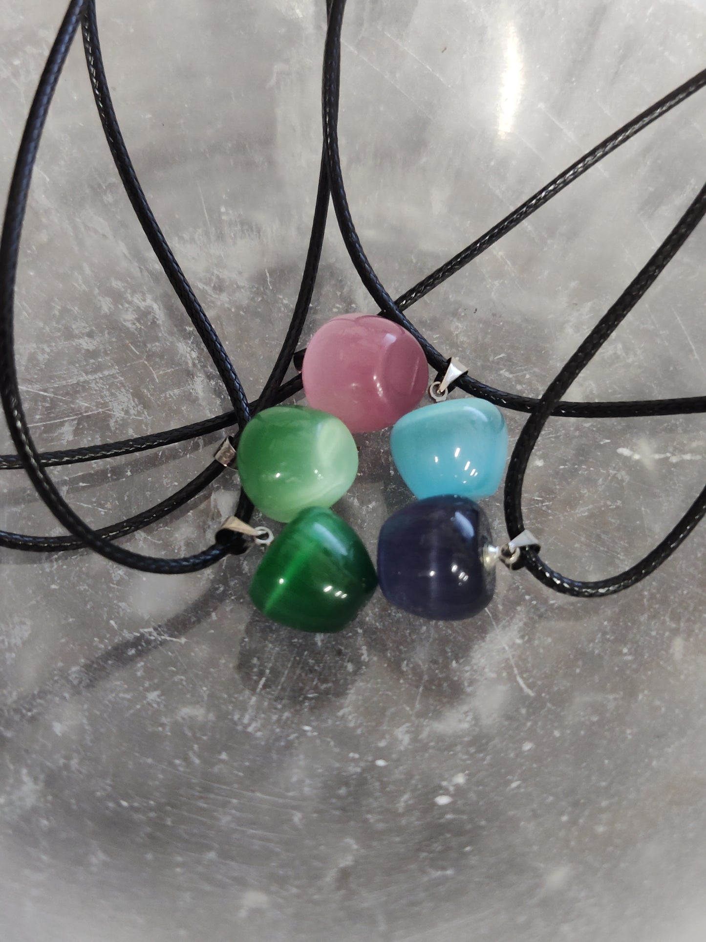 Cat's Eye Apple Necklace