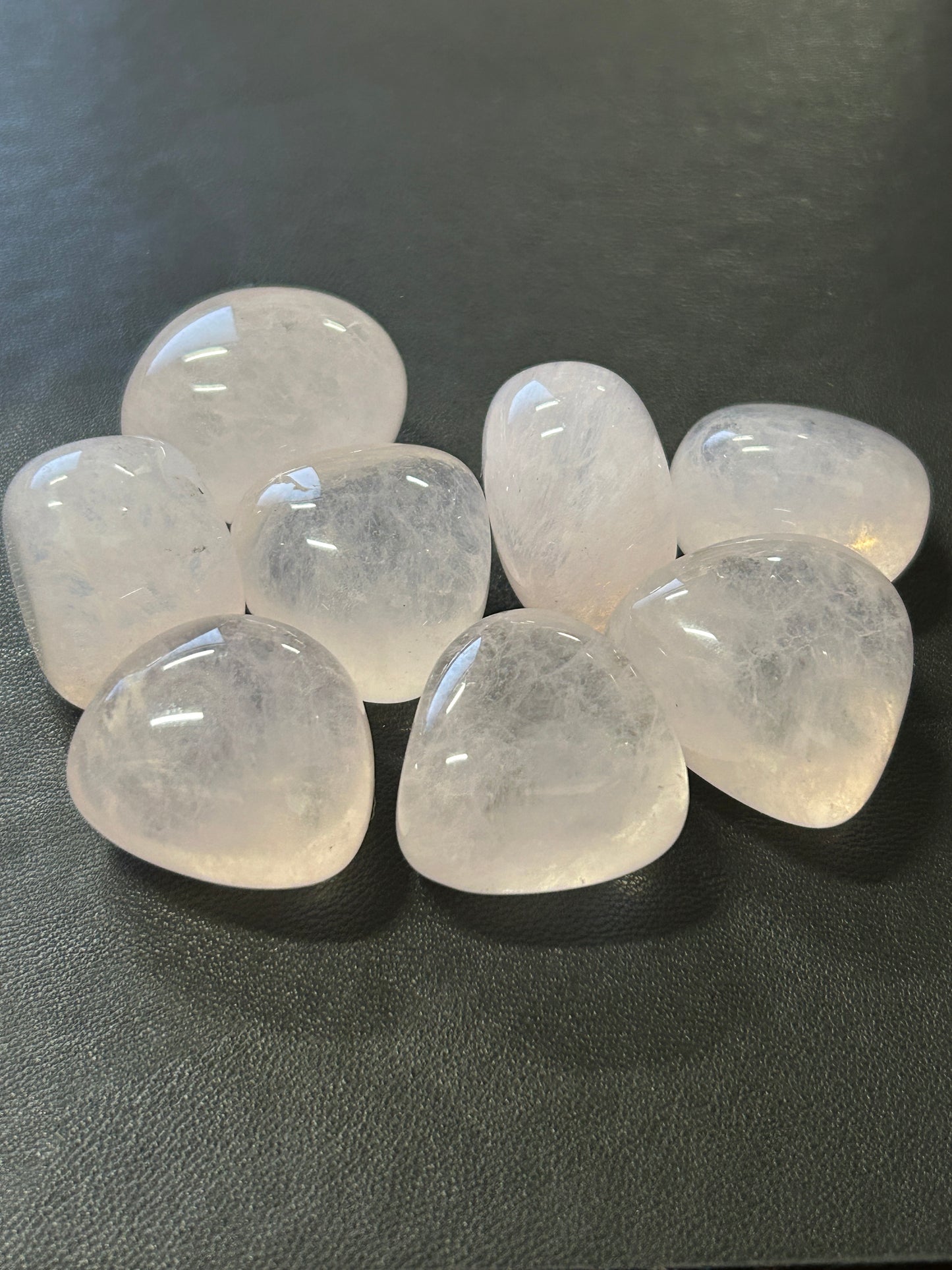 Pink Obsidian Tumbles (Man-Made)