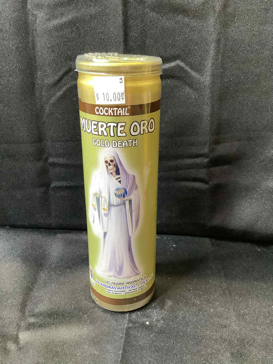 Gold Death (Muerte Oro) Candle
