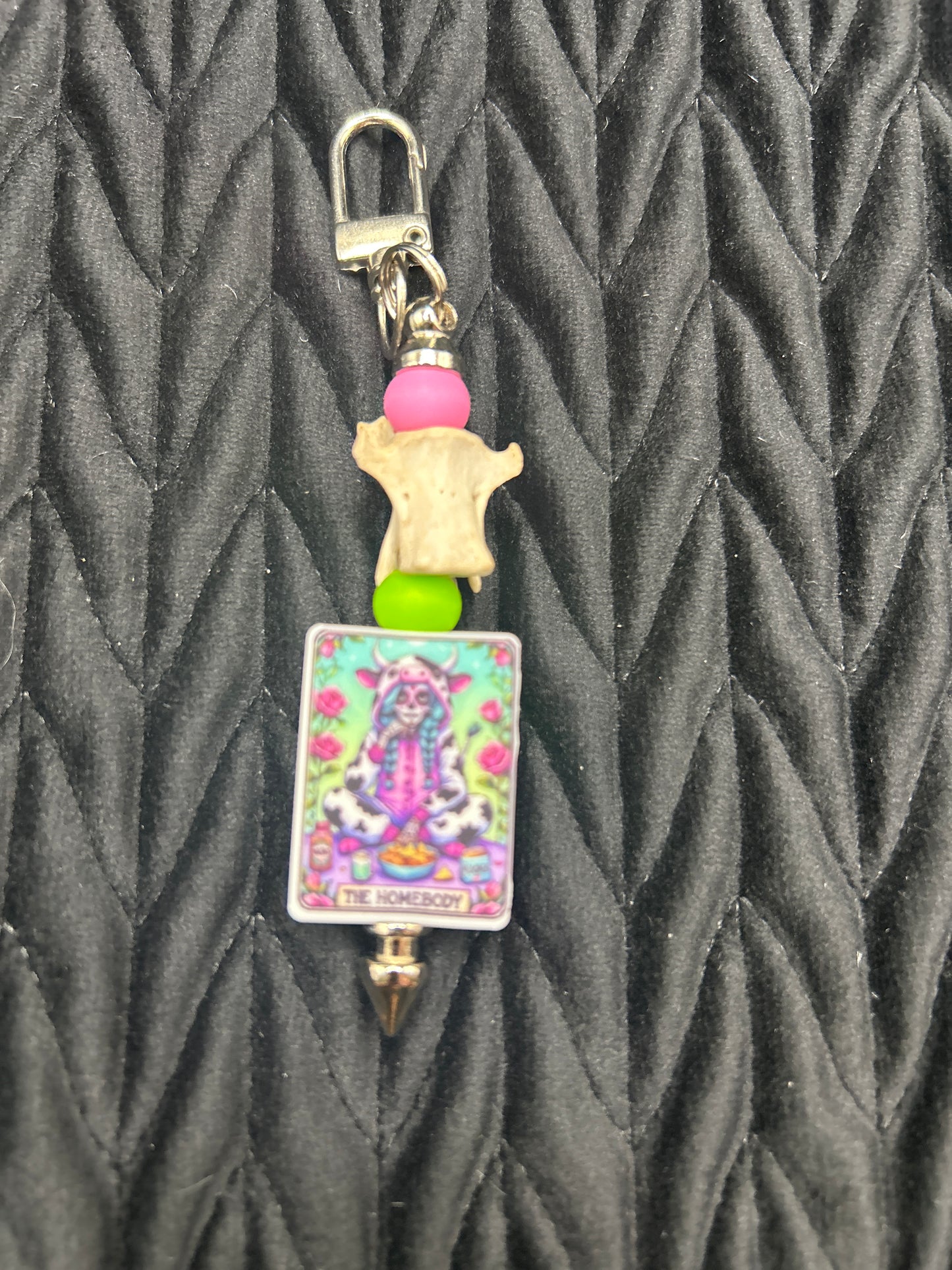 Vertebrae Keychain ("The Homebody")