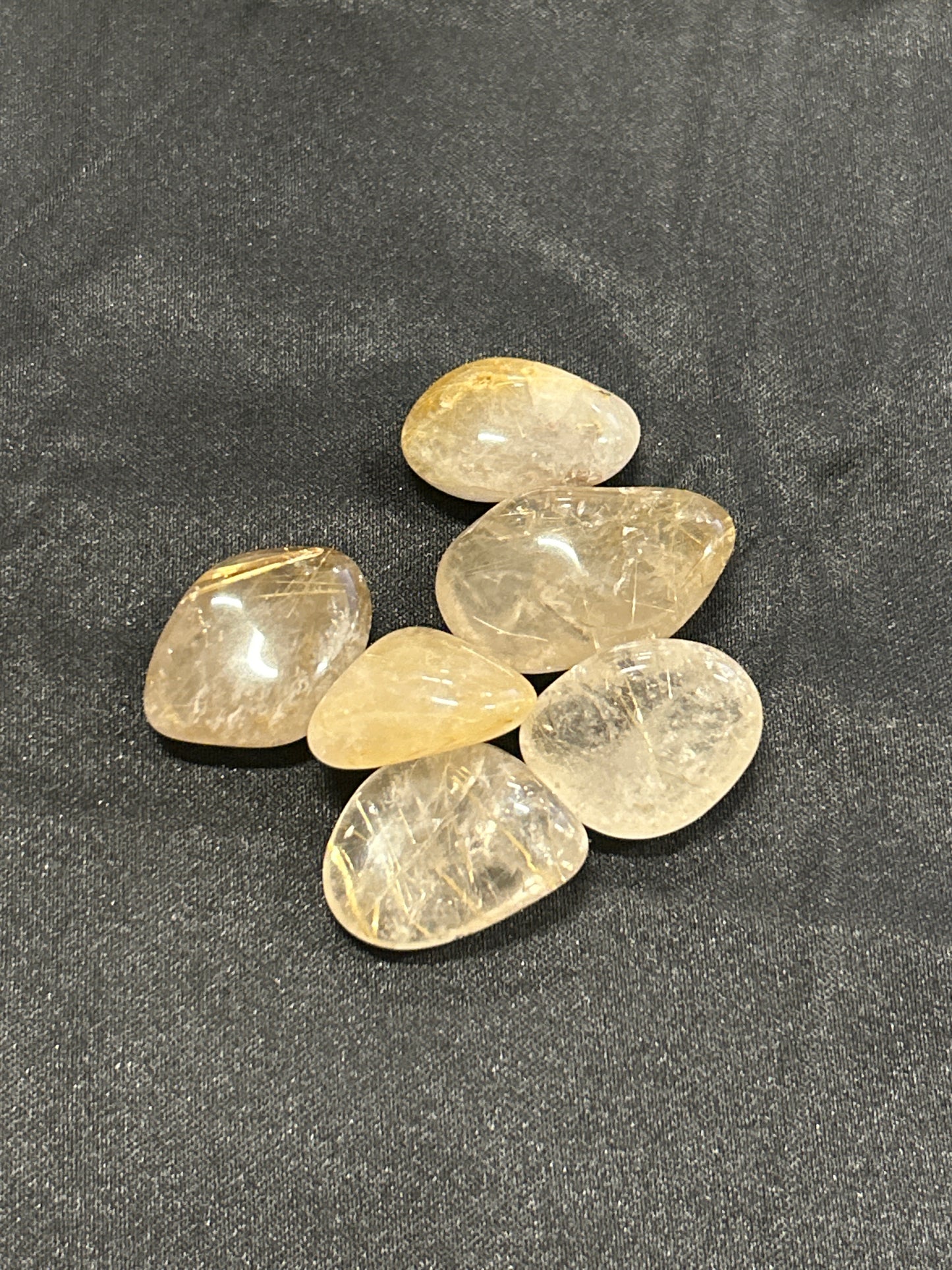 Golden Rutile Tumbles