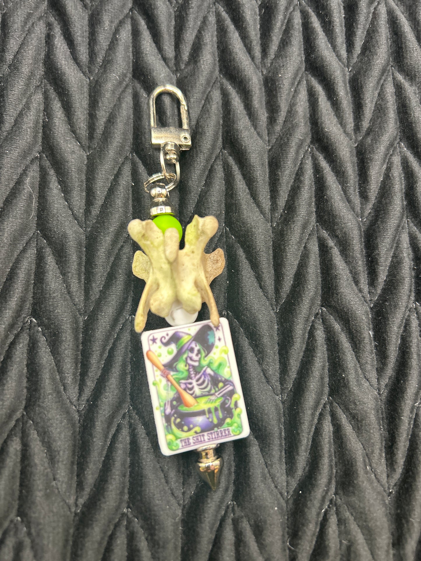 Vertebrae Keychain ("The Shit Stirrer")