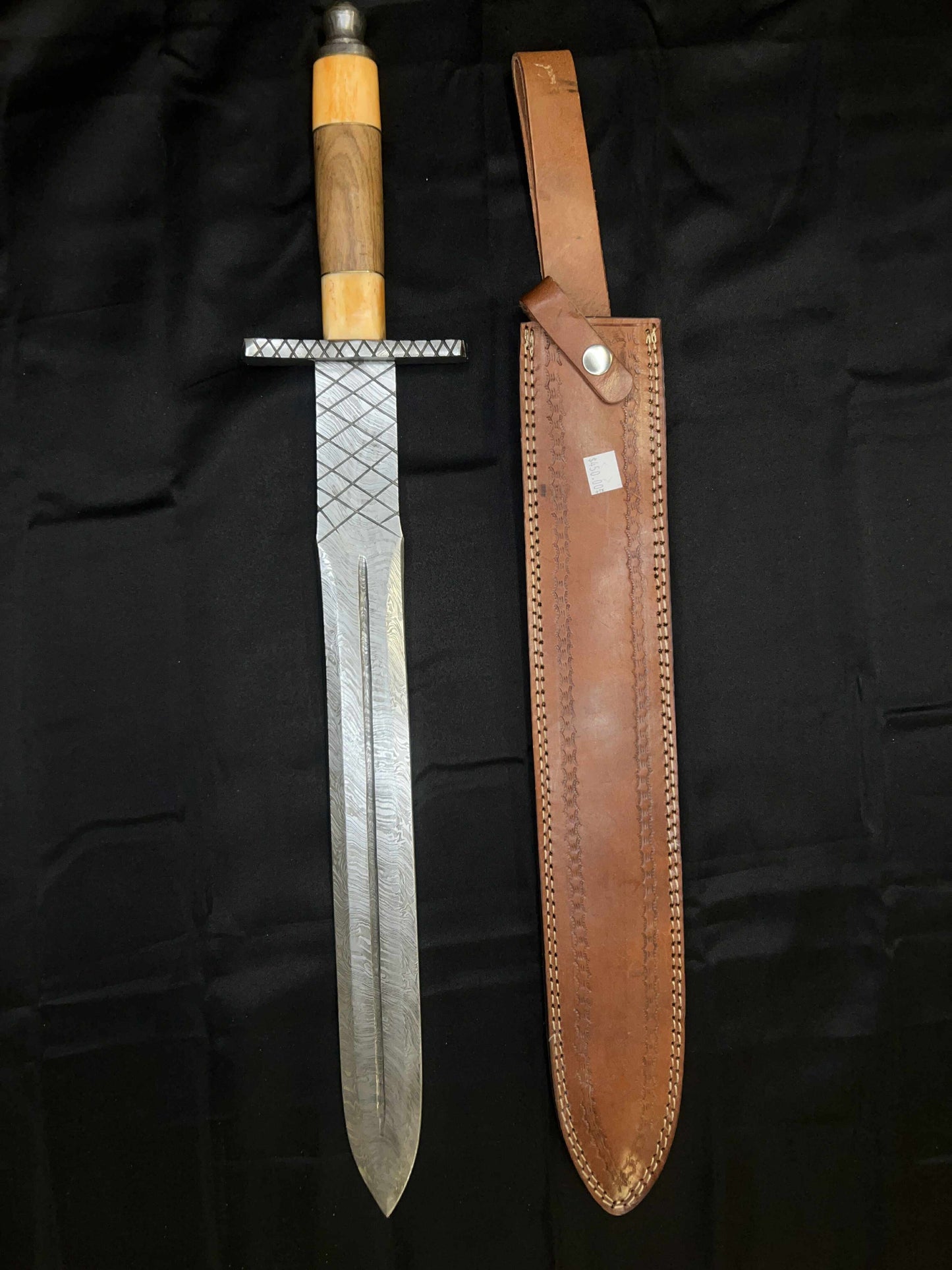 25in Kashara Full Tang Damascus Steel Sword