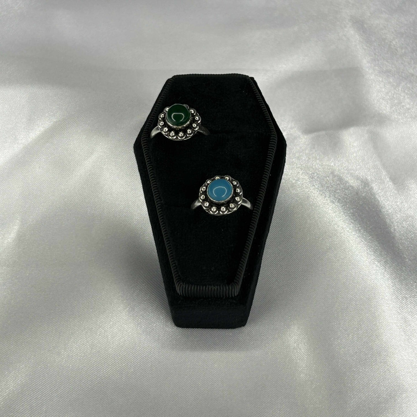 Labradorite and Turquois Ring