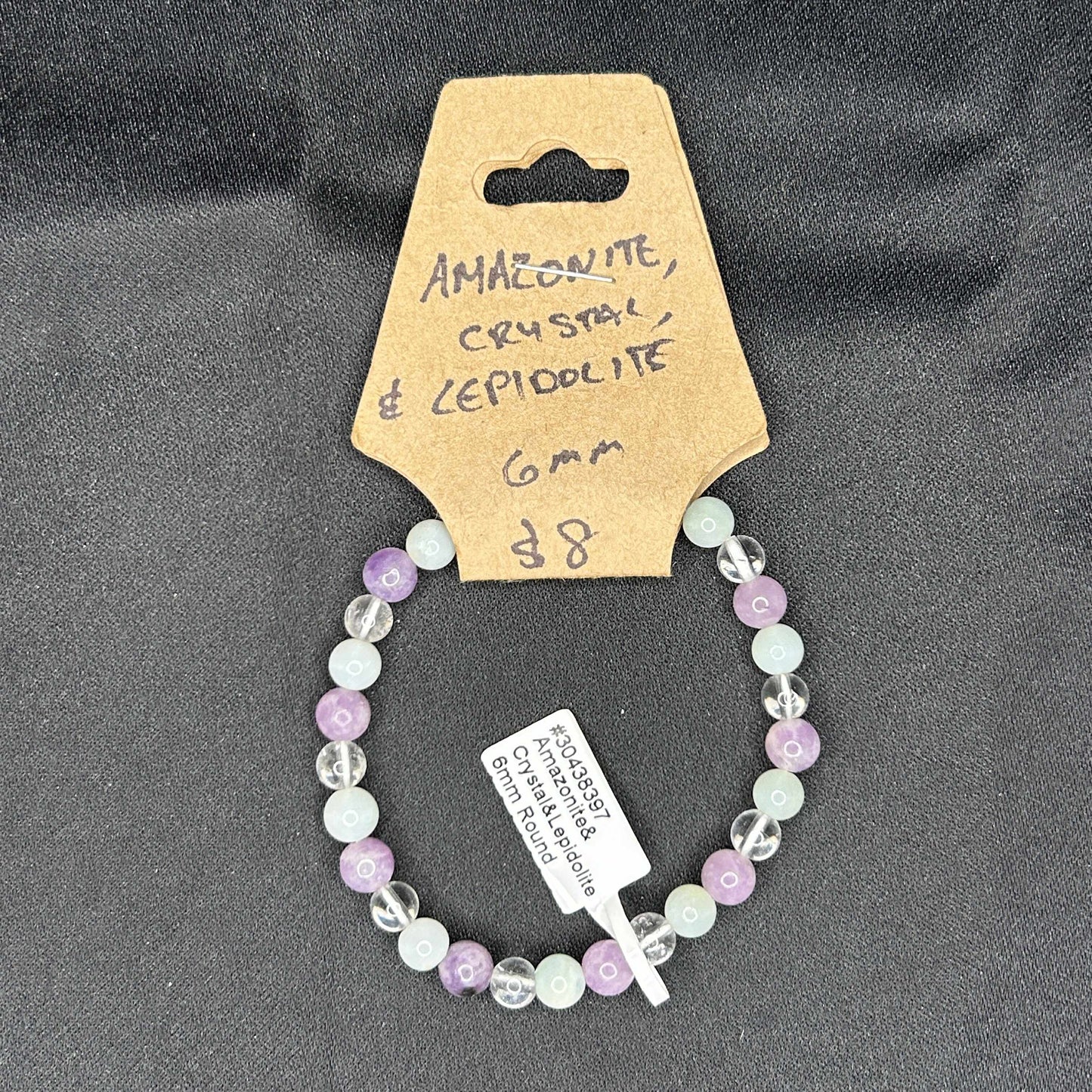 Amazonite + Lepidolite Bracelet