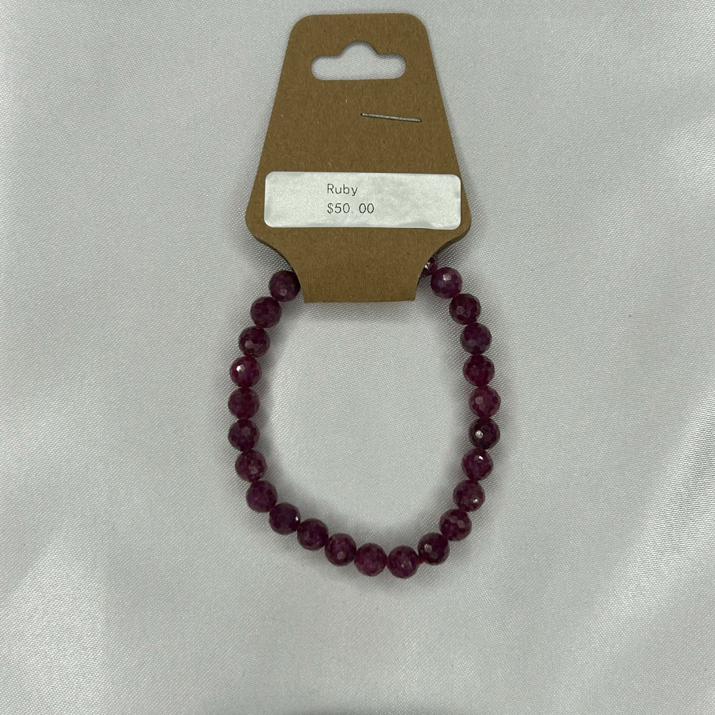 Ruby Crystal Bracelet