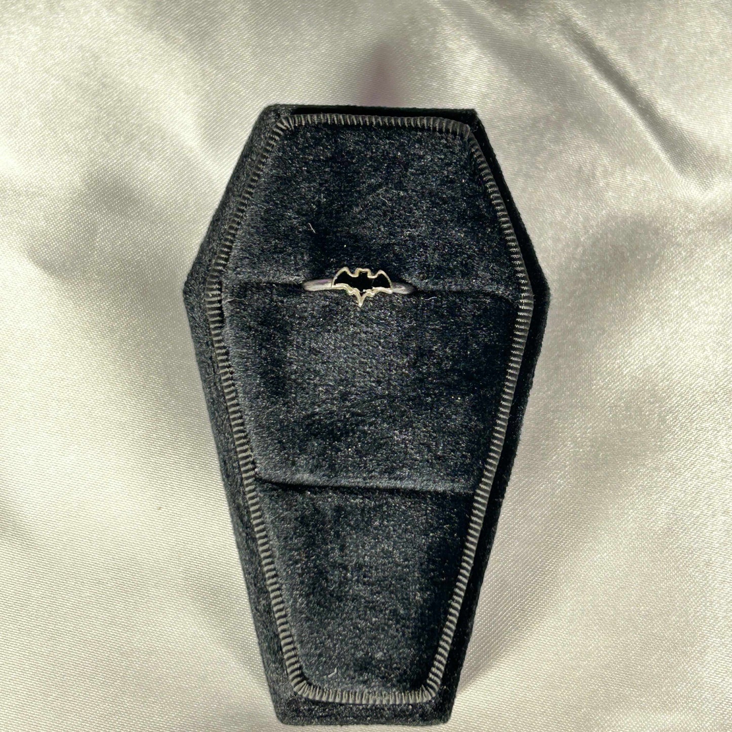 TourmalineSterling Silver Bat Cut Ring