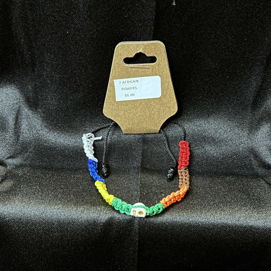 7 African Powers Adjustable Bracelet