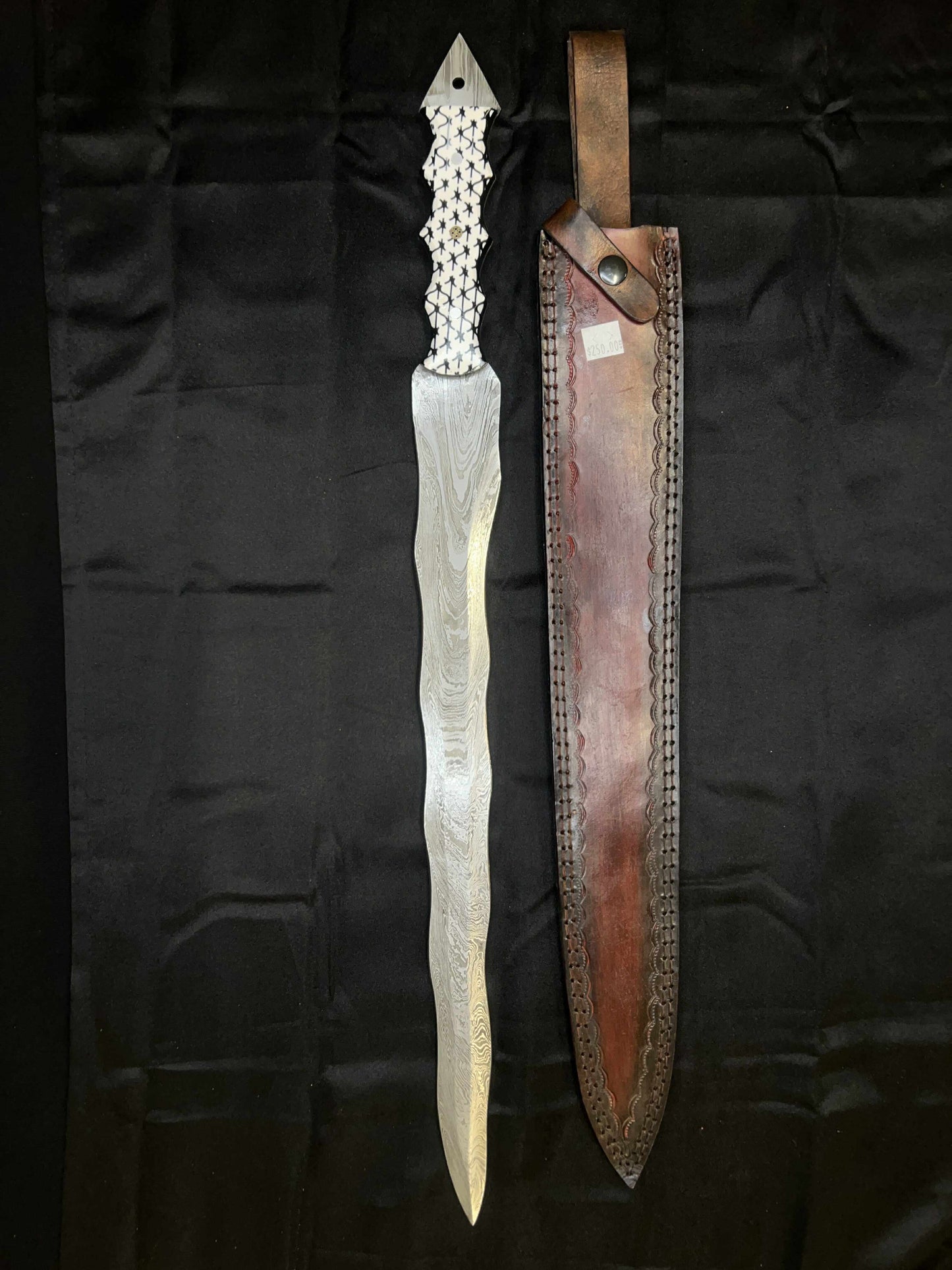 25in Kalis Blade Full Tang Damascus Steel