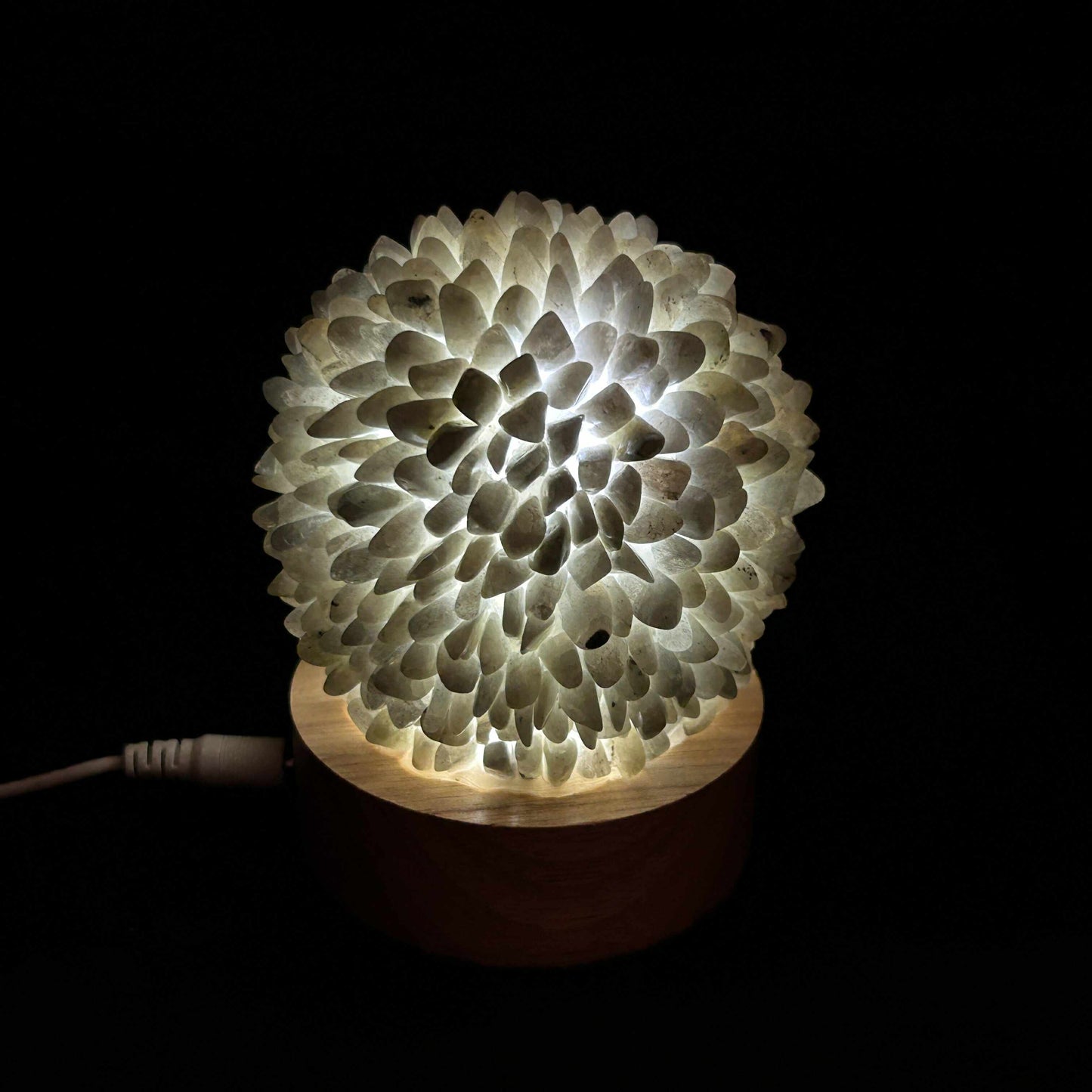 Labradorite Chips Sphere Light
