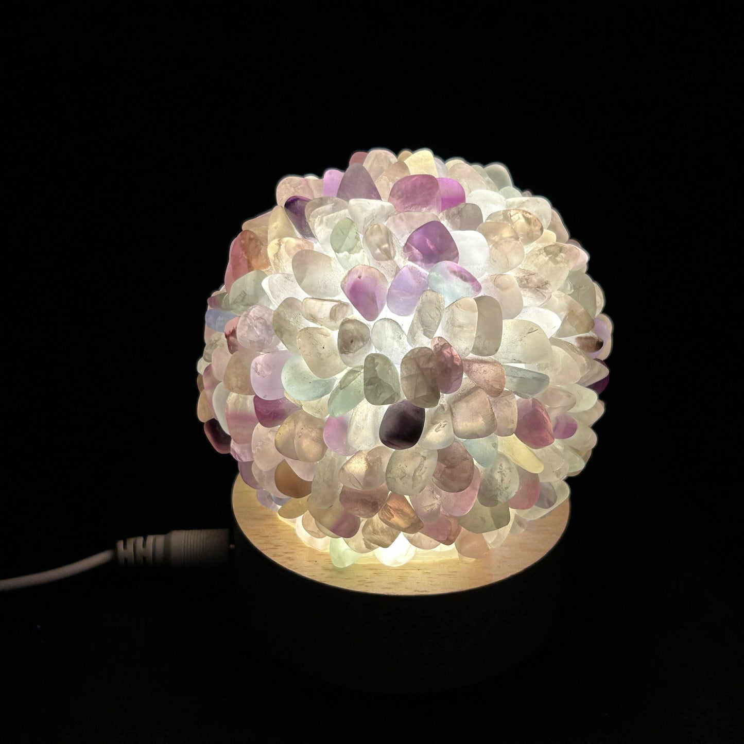 Fluorite Chip Sphere Light