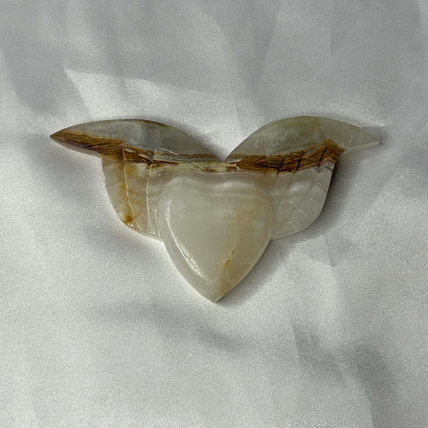 Green Onyx Heart