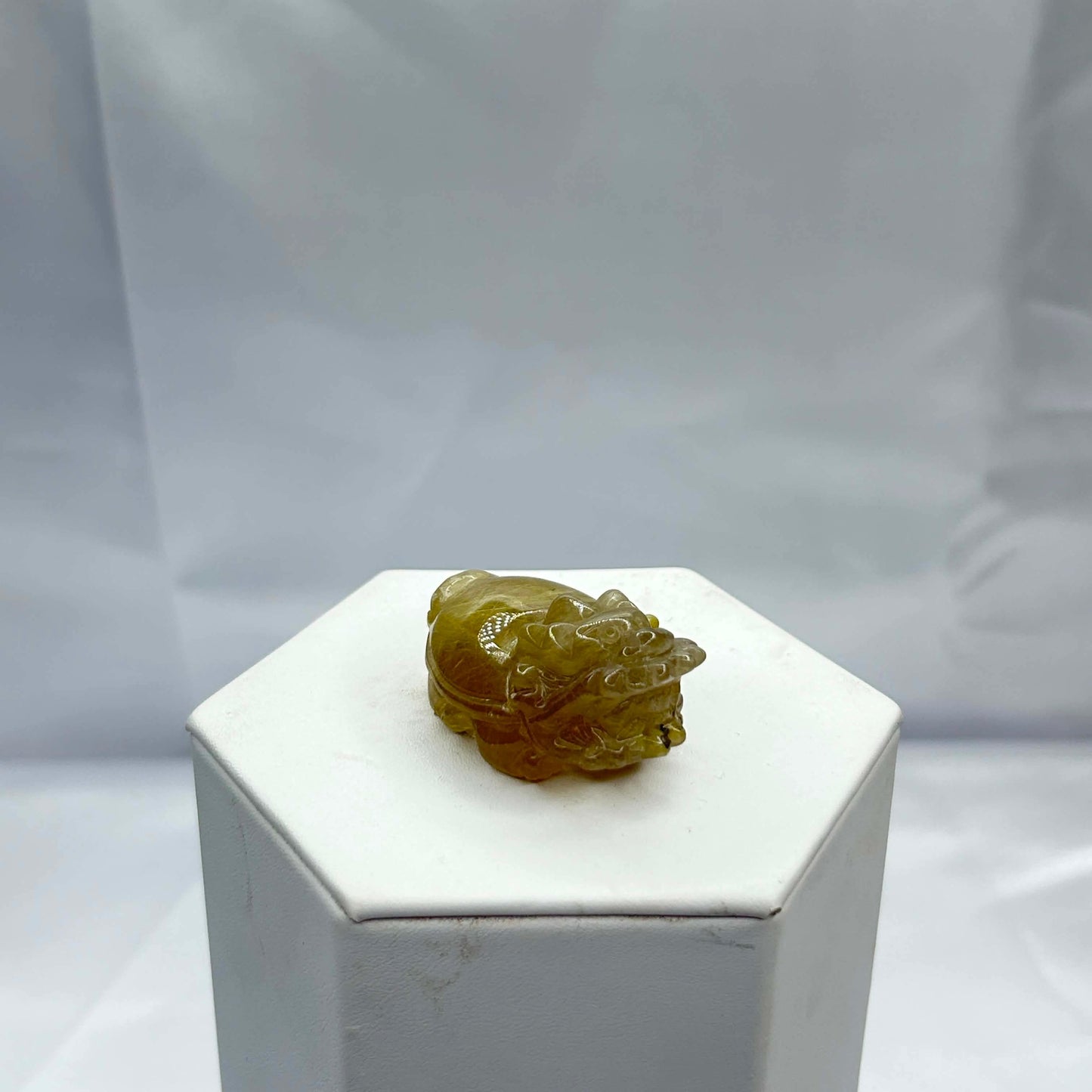 Golden Rutile Quartz 1inch Dragon