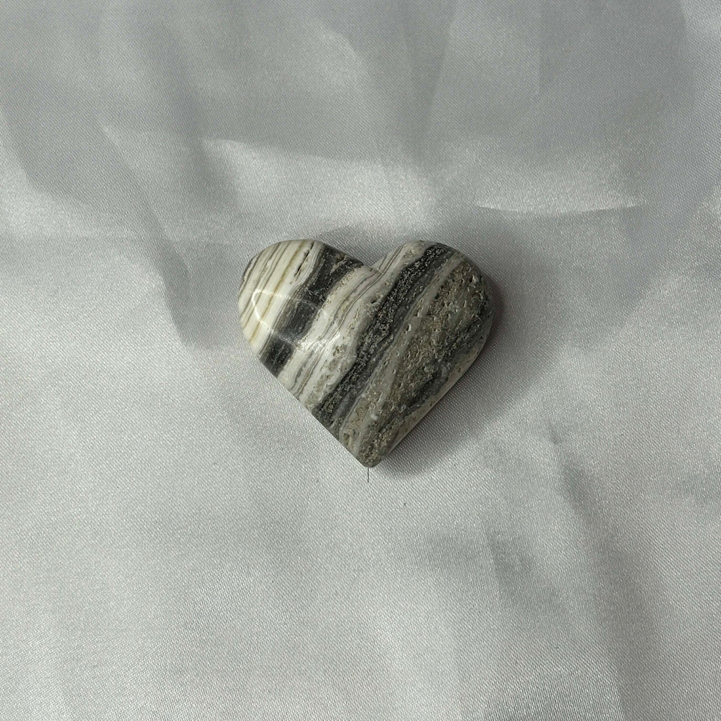 Zebra Calcite Heart