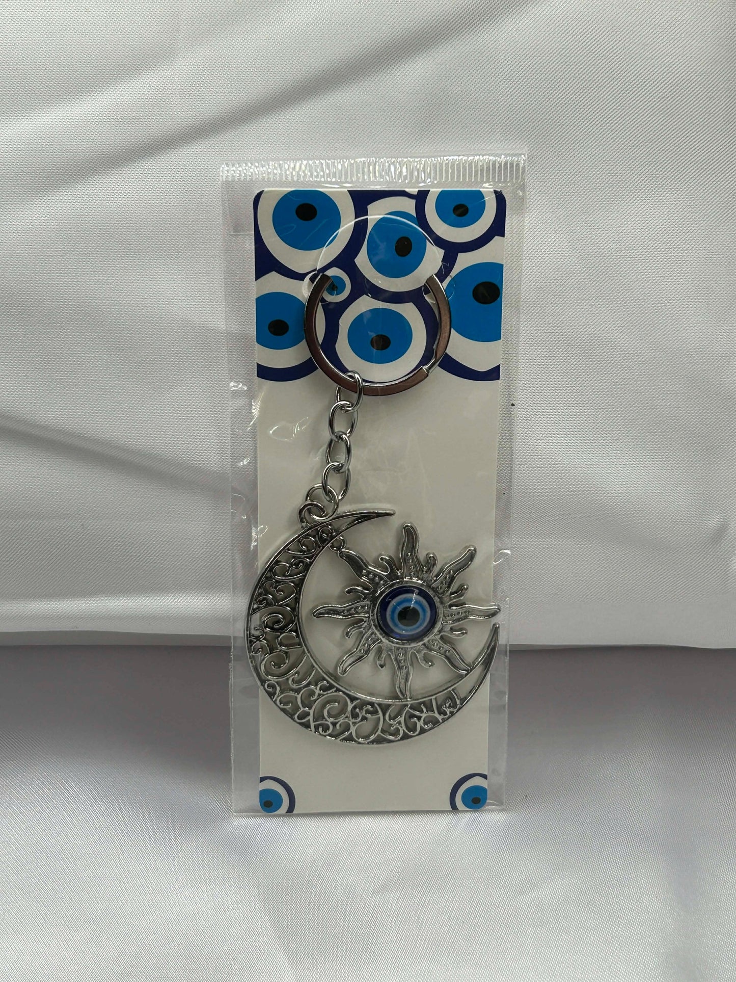 Evil Eye Sun and Moon Key Chain