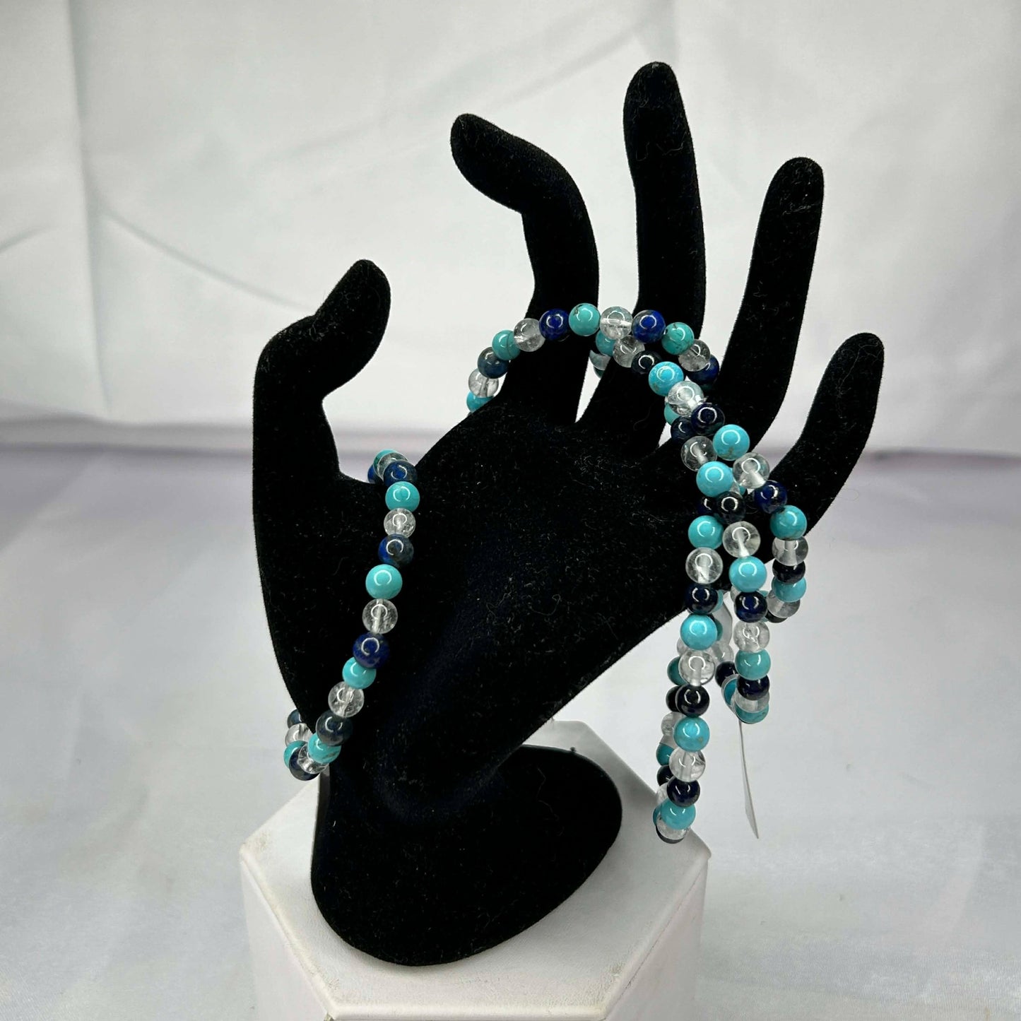 Blue Turquoise/Lapis Bracelet (8mm)
