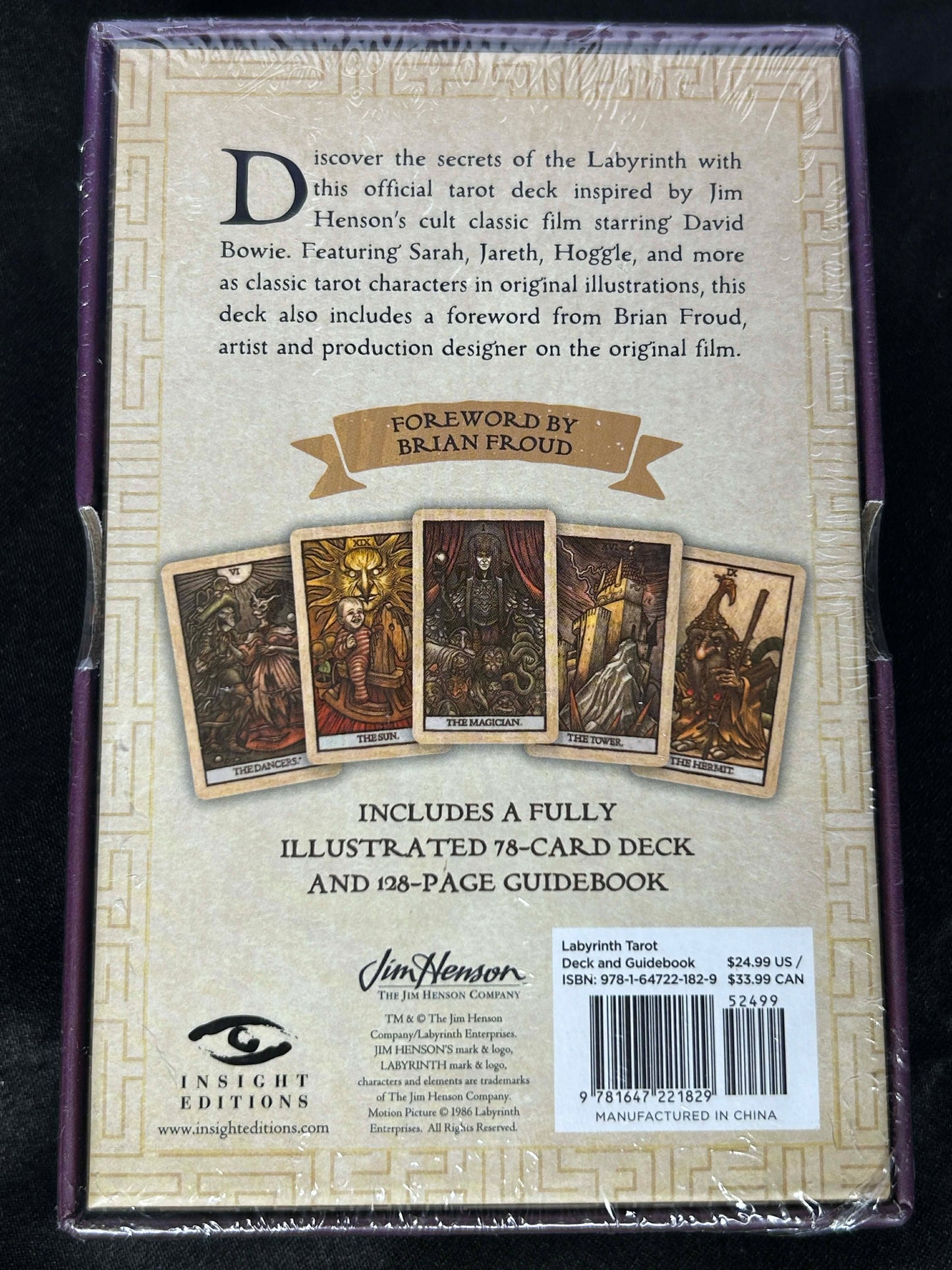 Jim Henson's Labyrinth Tarot decking guide book