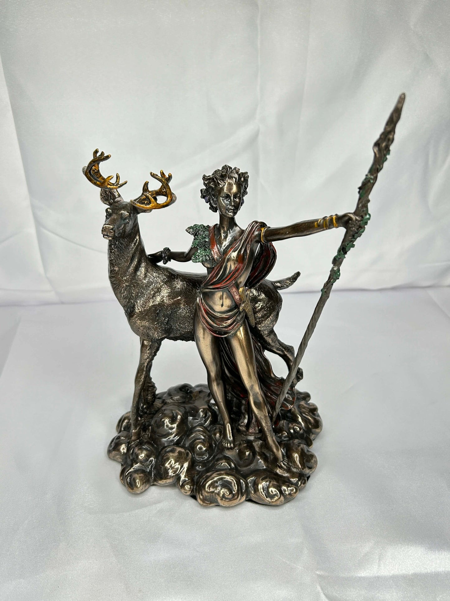 Moon Goddess Diana 8 1/2 in Statue
