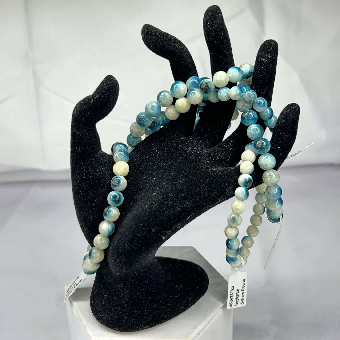 Bracelet of 8mm Blue Nakaurite