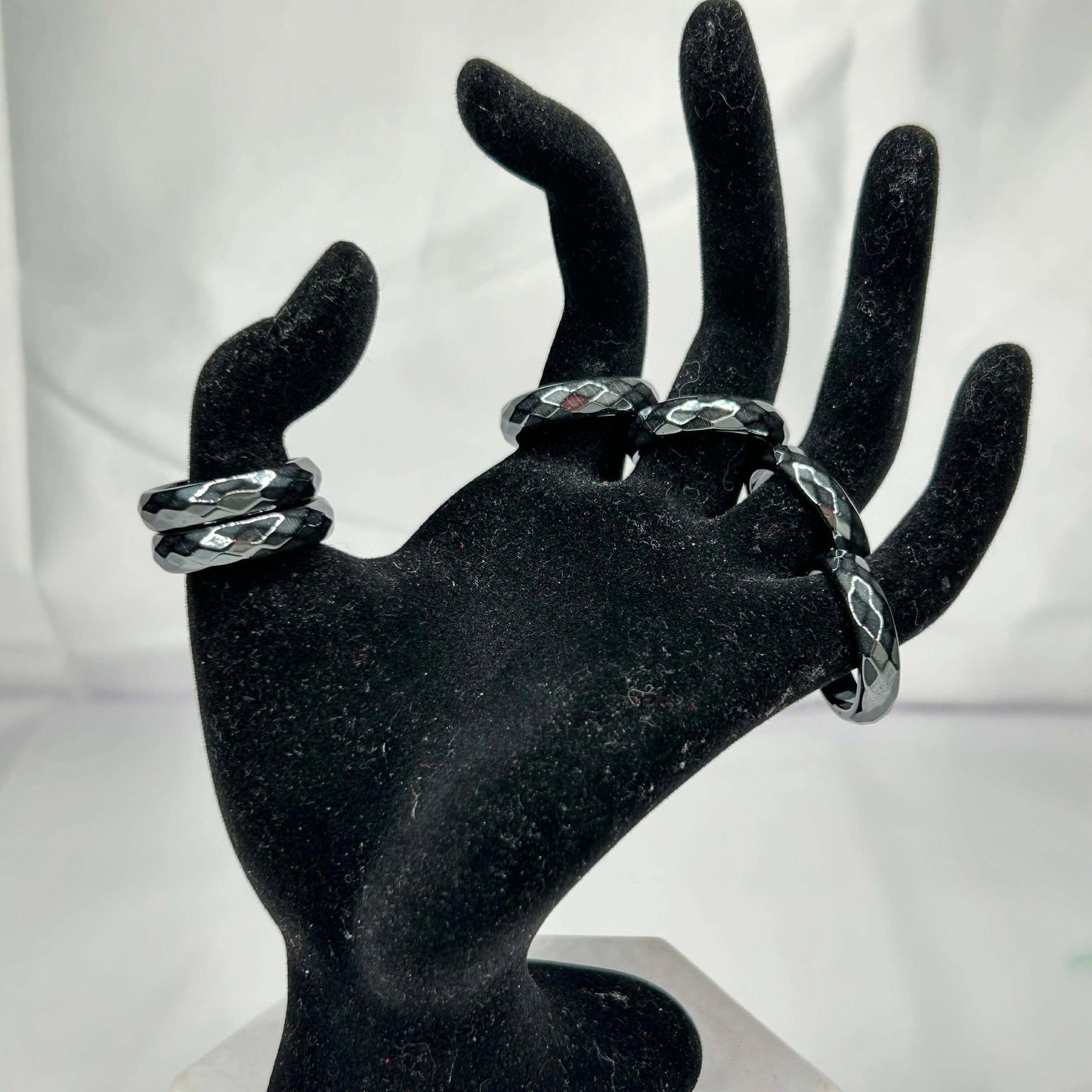 Hematite Rings