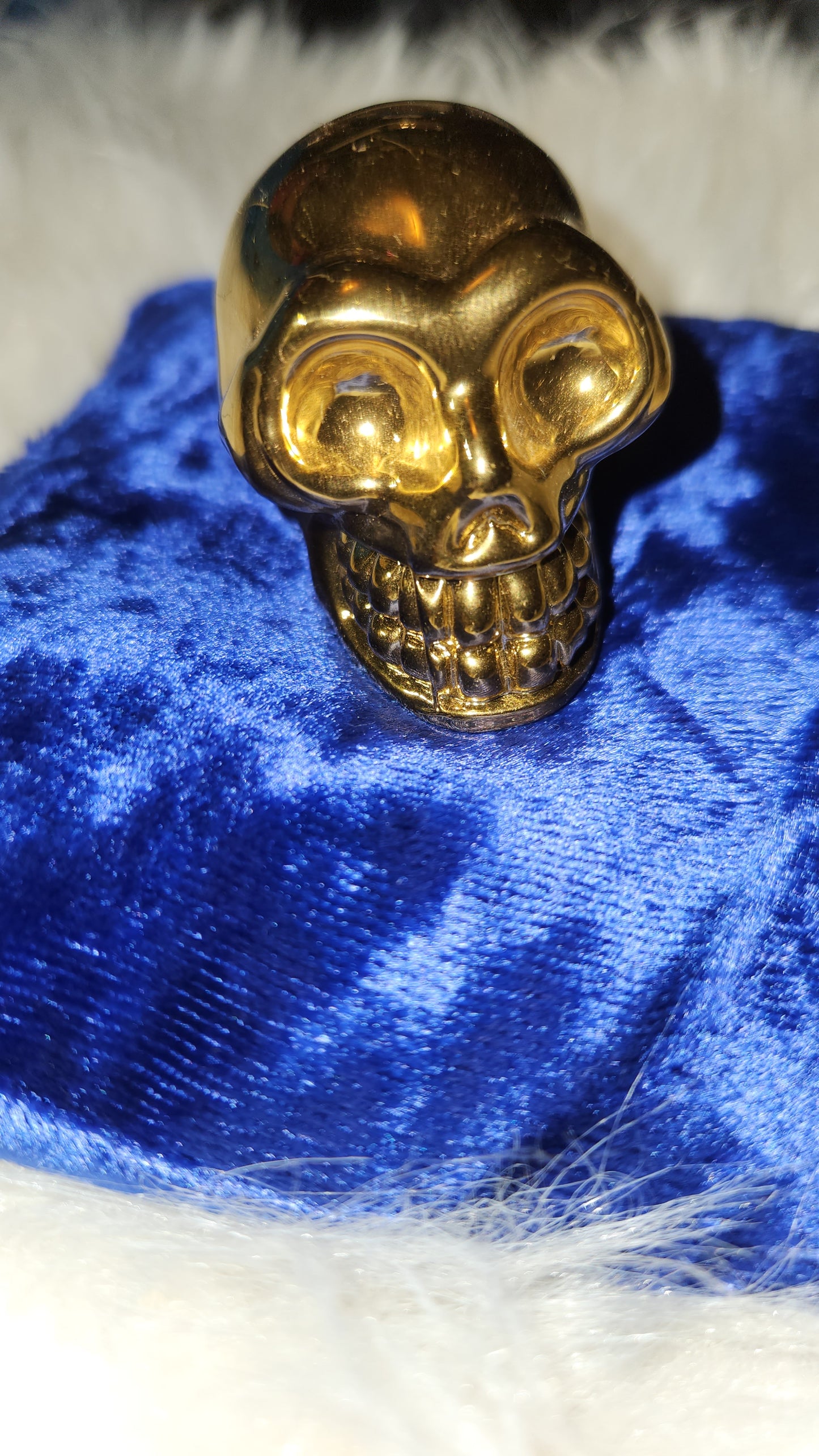 Gold skull 2" skull