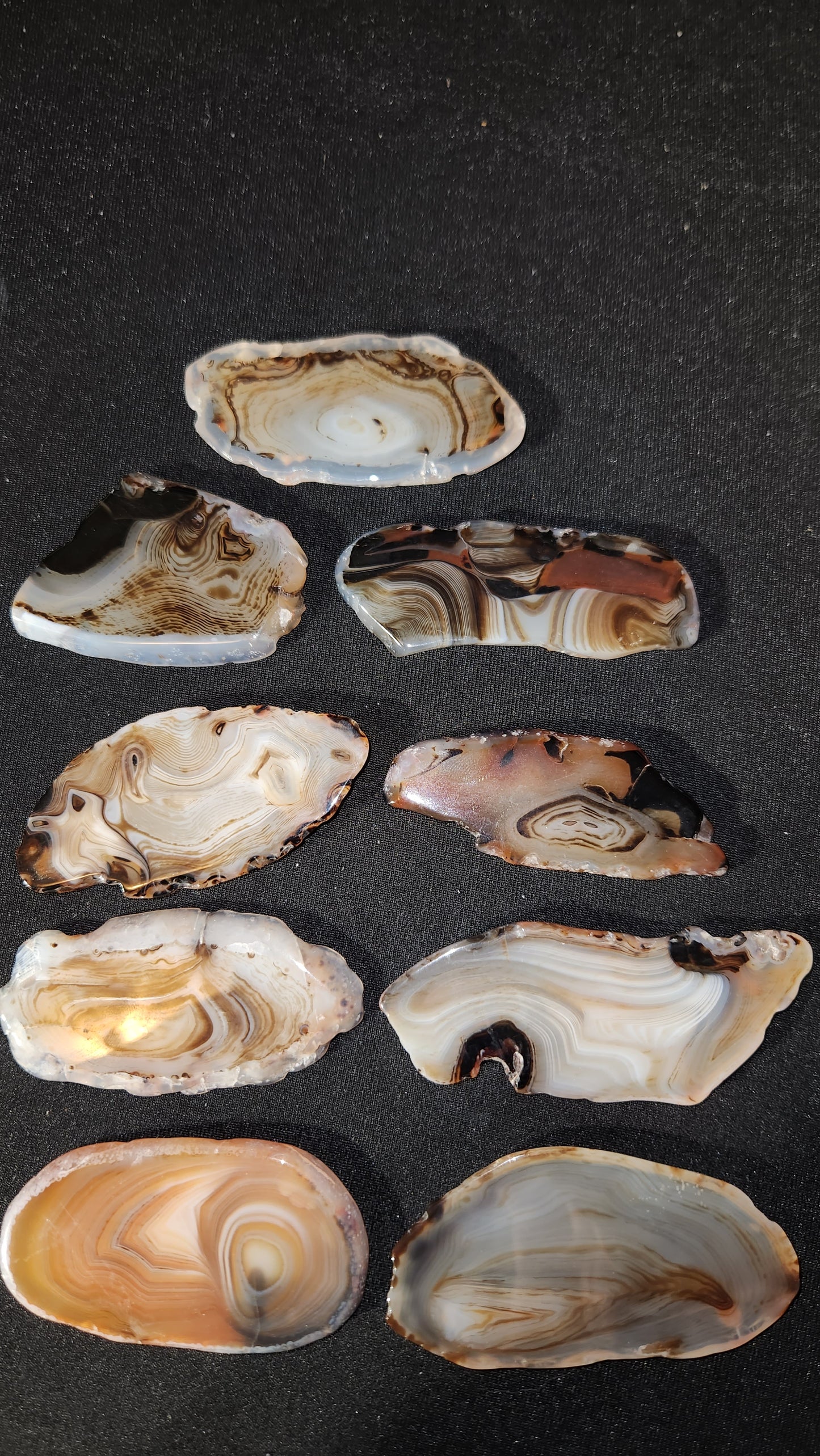 Agate slices