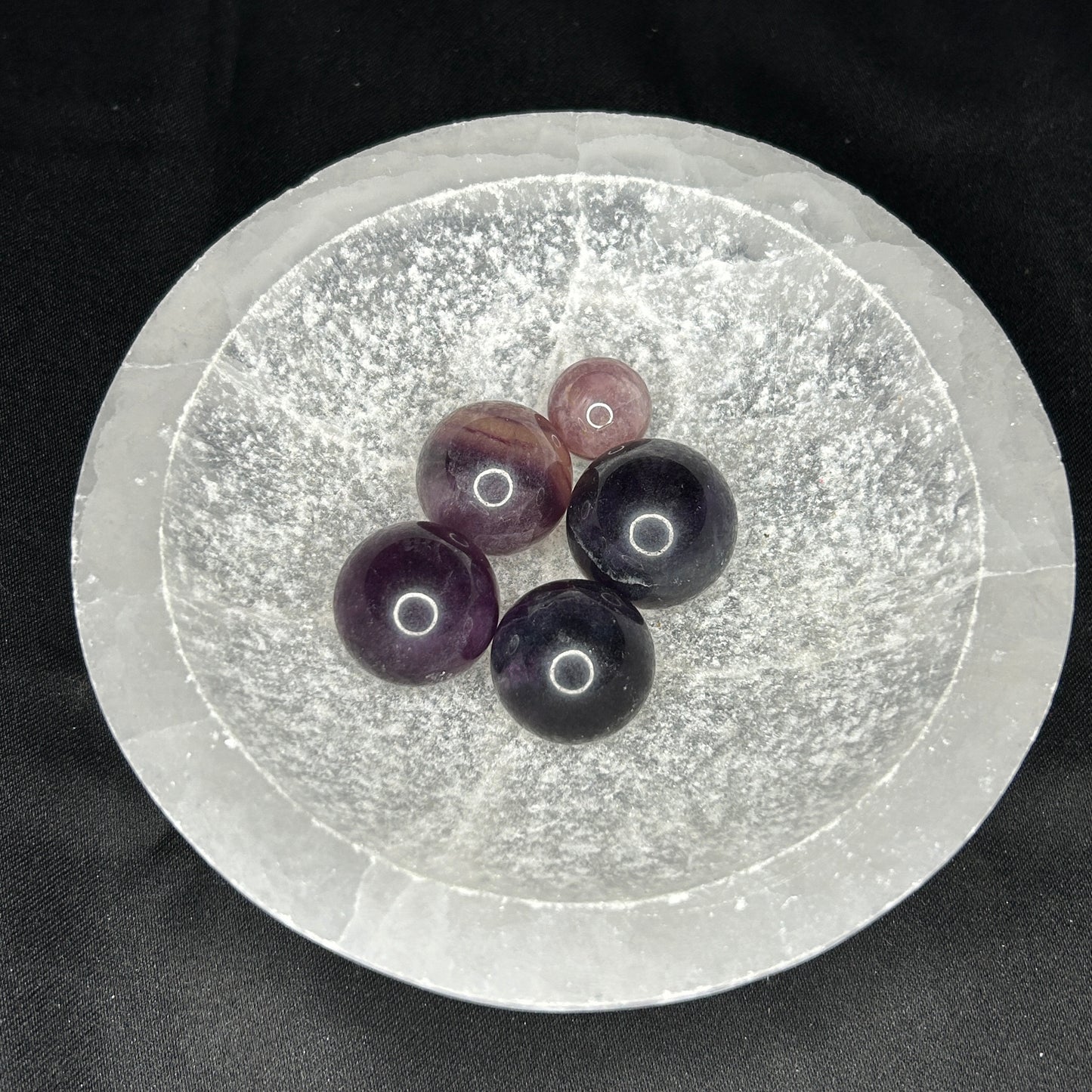 Purple Fluorite Spheres