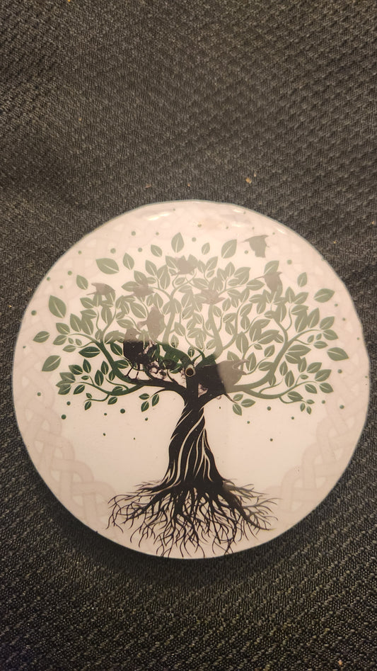 Tree with Ravens incense burner