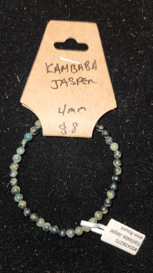 Kambaba Jasper bracelet (4MM)