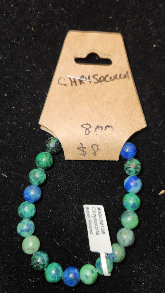 Chrysocolla bracelet