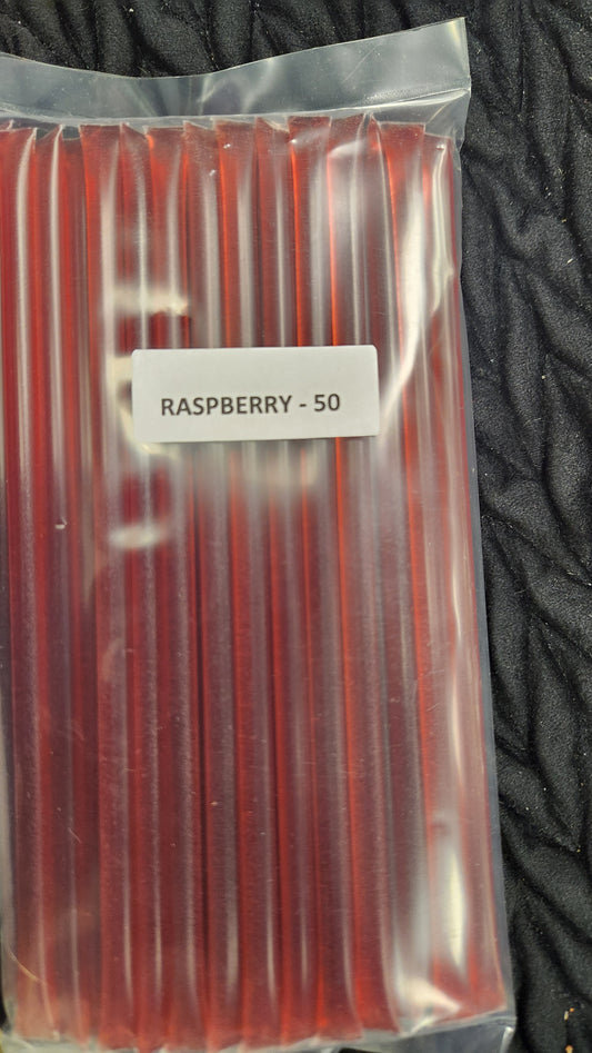 Raspberry flavored Honey Stick