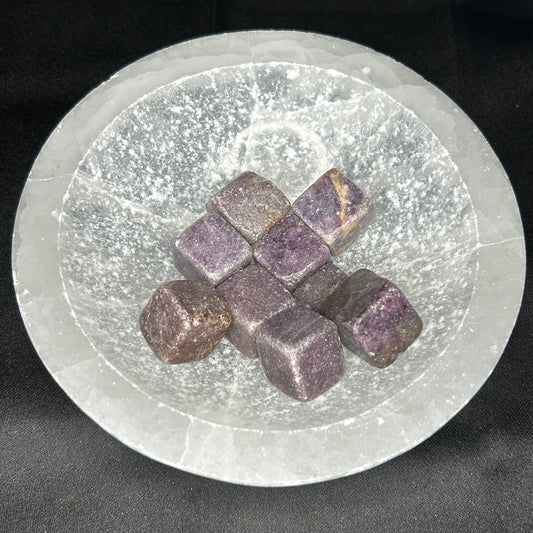 Lepidolite Cubes